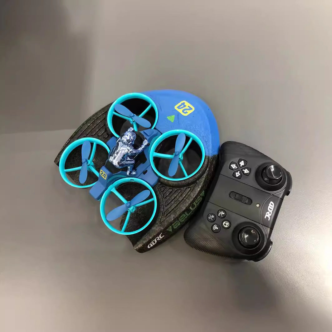drone performing tricks during outdoor play