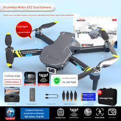 Close-up of drone camera