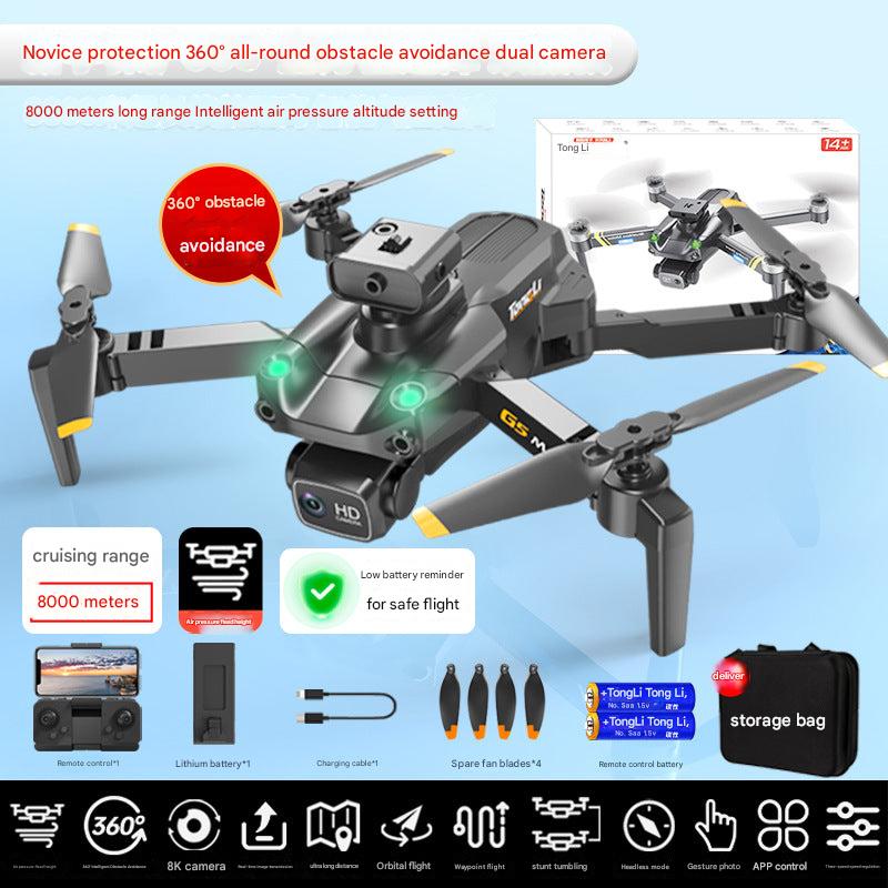 Family enjoying drone flying