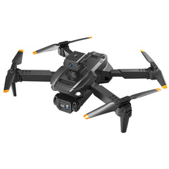 Kids operating drone outdoors