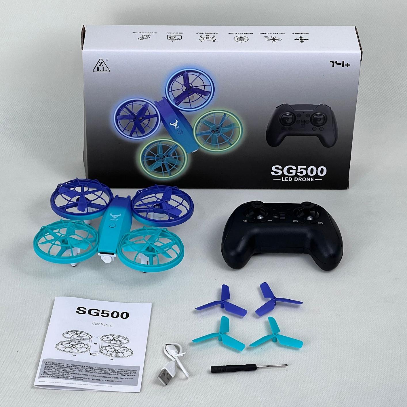 SG500 drone flying in the air