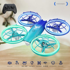 students learning with SG500 drone