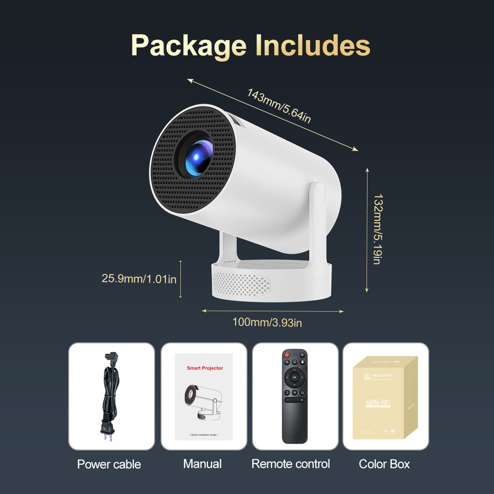 Short throw projector showing vivid colours
