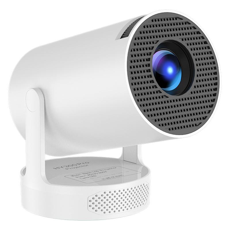 Portable projector setup for outdoor movie night