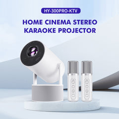 Compact mini projector in home theatre setup