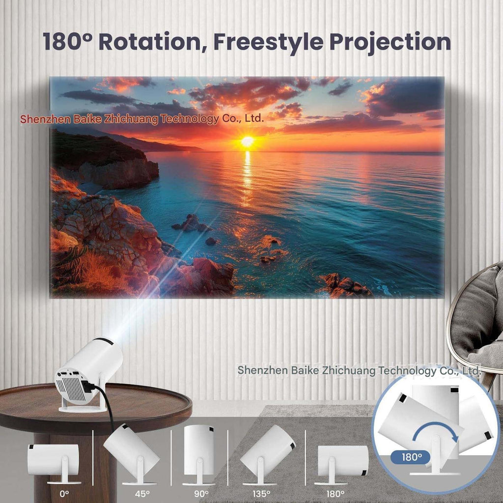 User-friendly interface of the S100 projector