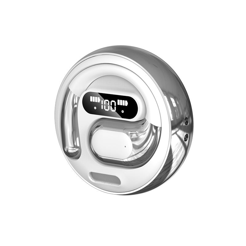 couples using heart-shaped wireless earbuds image 3