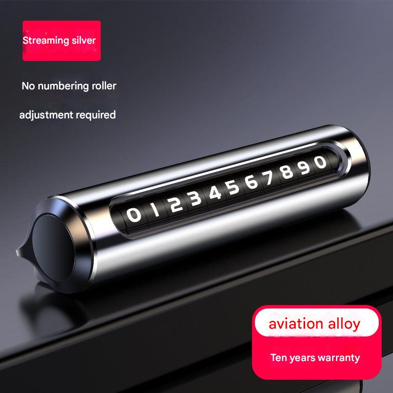 Various colour options of stylish vehicle parking tag