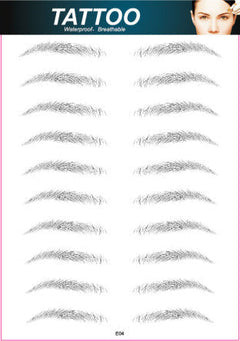 Waterproof brow tattoo features showcased