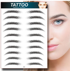 Natural-looking eyebrow tattoos packaging