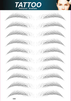 Cosmetic eyebrow tattoo packaging design