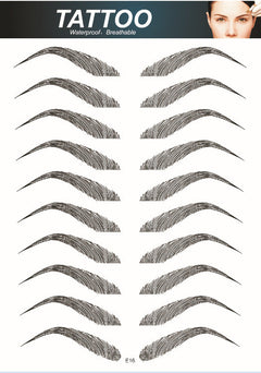 Realistic 6D waterproof eyebrow tattoos