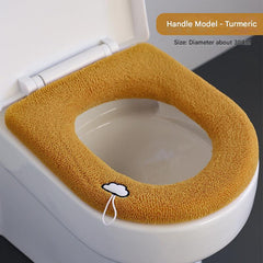 Chic design of the Plush Toilet Cover in a bathroom setting