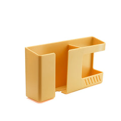 Wall-mounted storage box with phone chargers