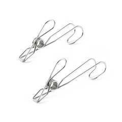 versatile stainless steel hooks in bathroom