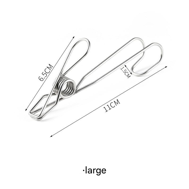 set of windproof clips for drying clothes
