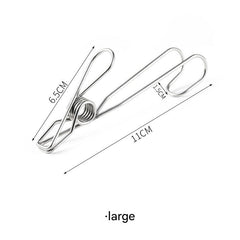set of windproof clips for drying clothes