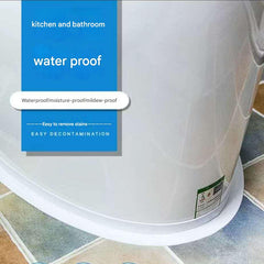 Self-adhesive waterproof tape in a bathroom setting