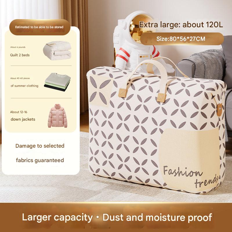Image of waterproof blanket storage bag in use