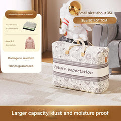 Large capacity storage bag for home organisation