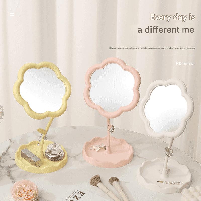 adjustable double-sided makeup mirror