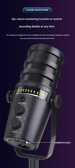compact microphone for live streaming