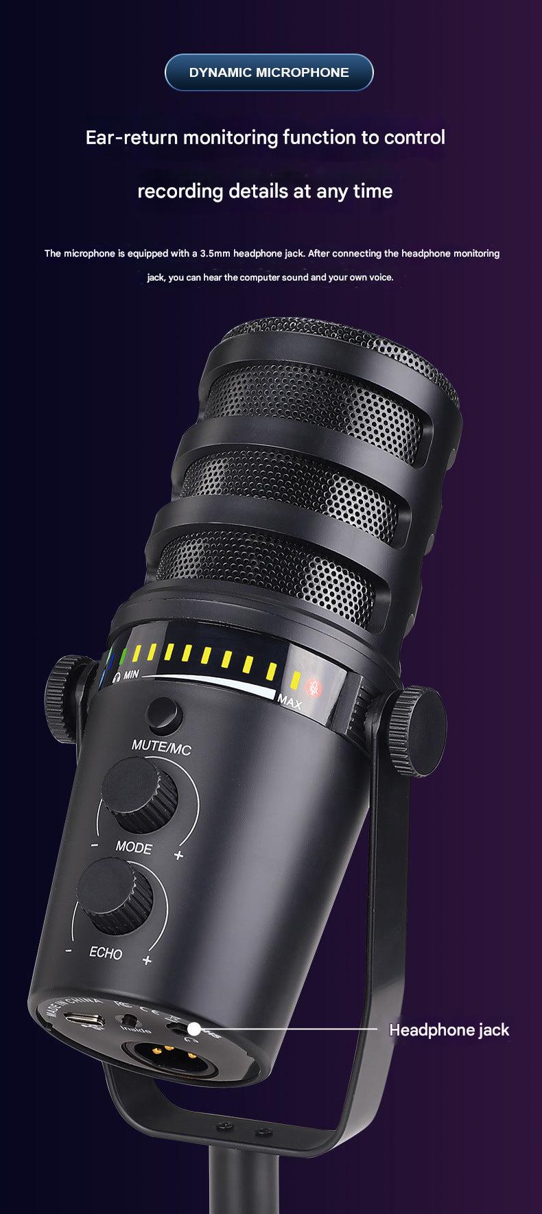 compact microphone for live streaming