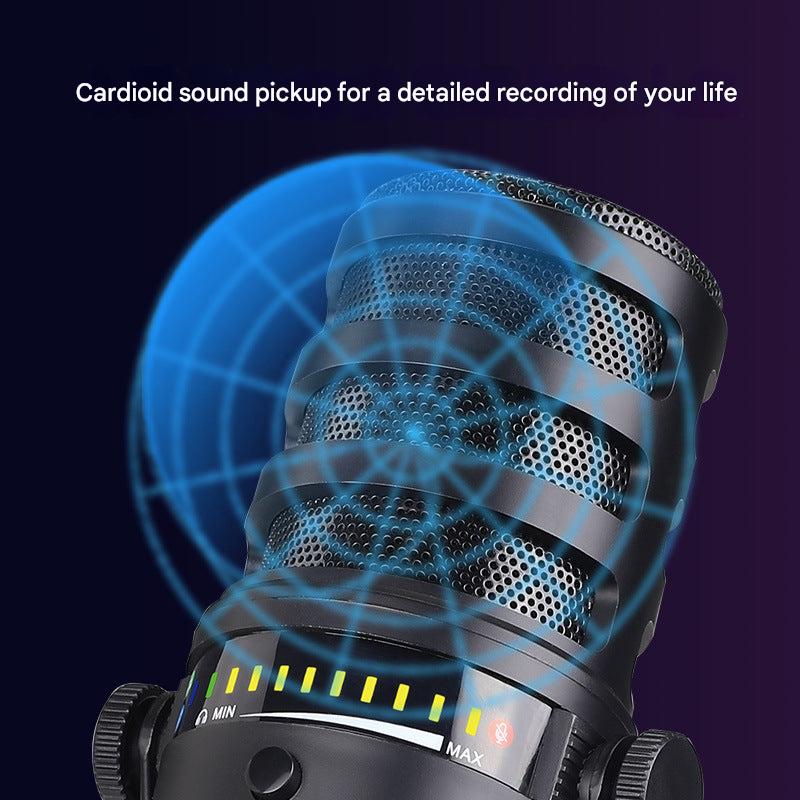 dynamic USB/XLR microphone for desktop
