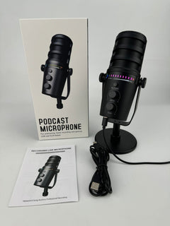 microphone showcasing connectivity options