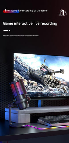 Microphone with user-friendly design