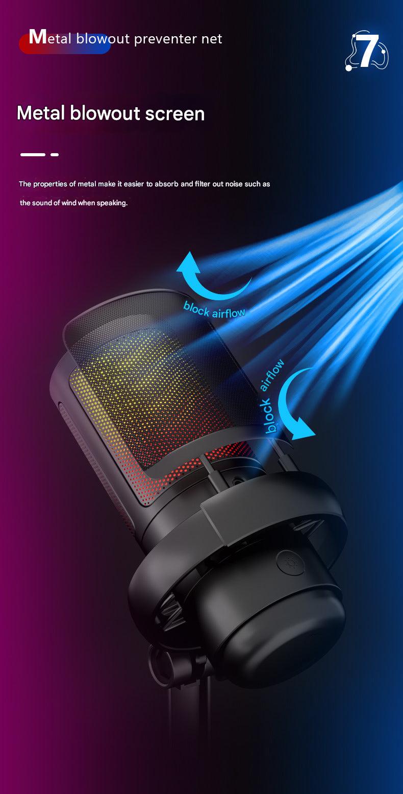 High-quality condenser microphone for recording