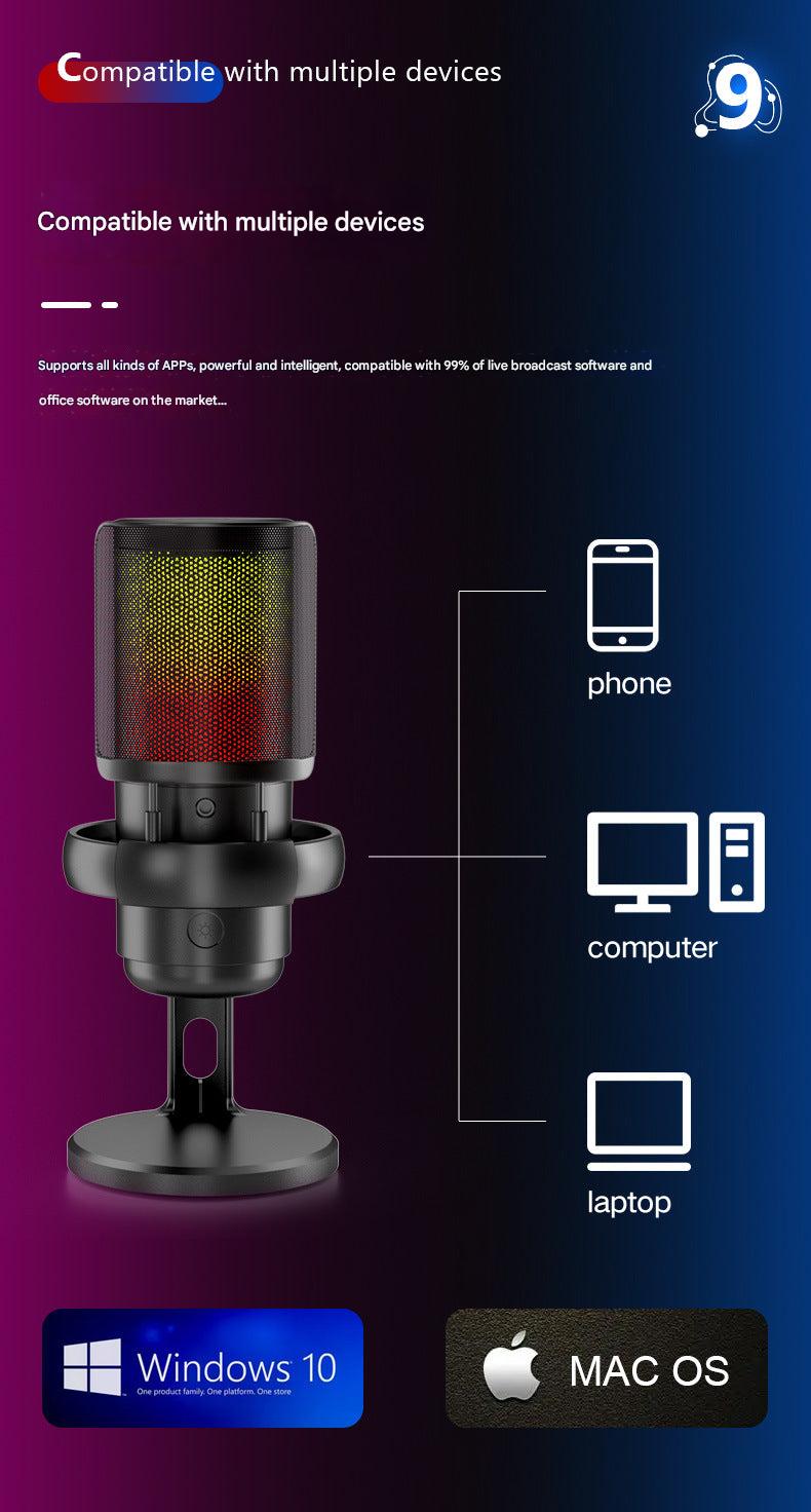 Microphone with user-friendly design