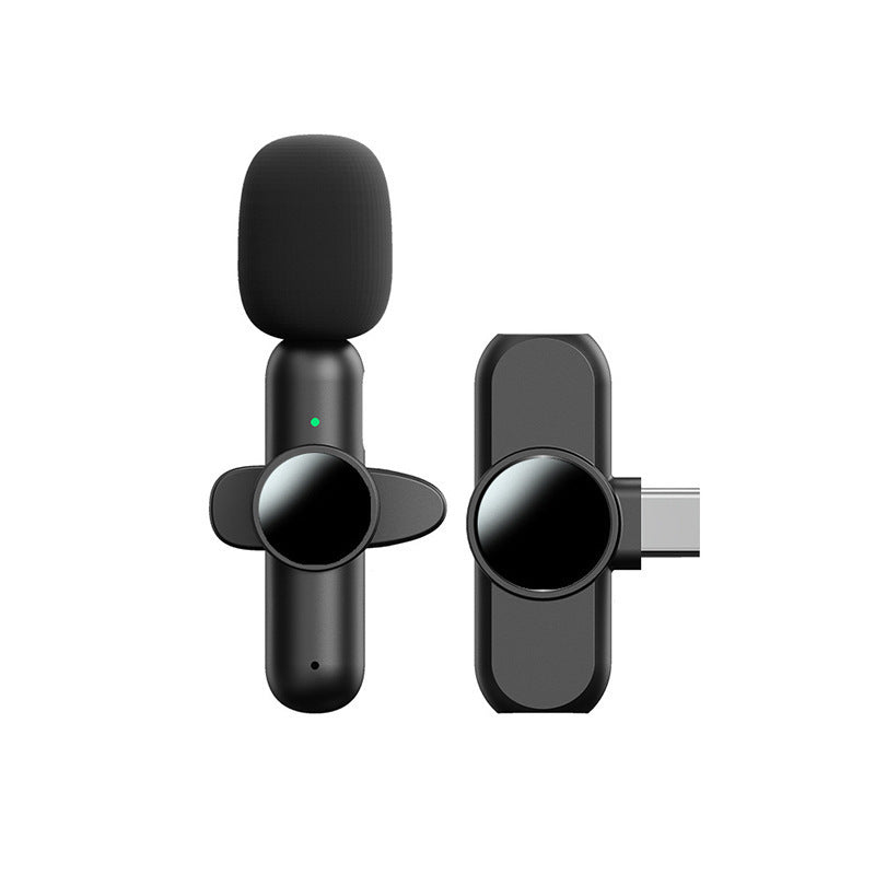 Wireless Clip-On Microphone Q8 with accessories