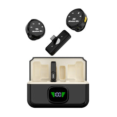 Wireless Clip-On Microphone Q8 against a white background