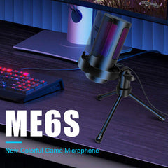 side view of USB Microphone for gaming and streaming