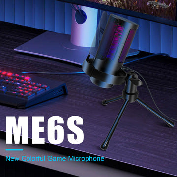 side view of USB Microphone for gaming and streaming