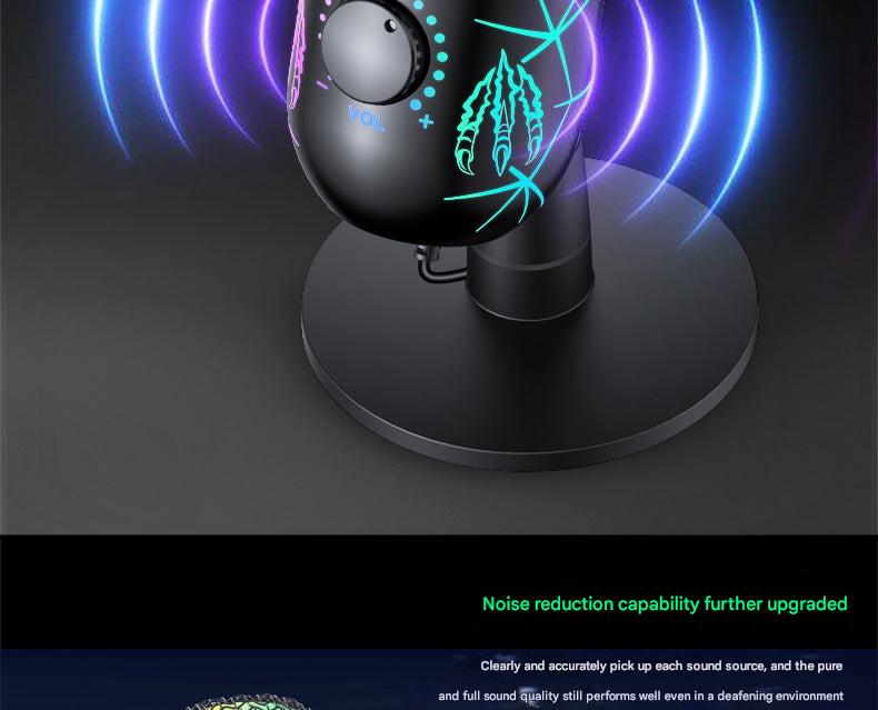 V5 microphone back view showcasing connections