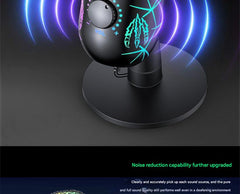 V5 microphone back view showcasing connections