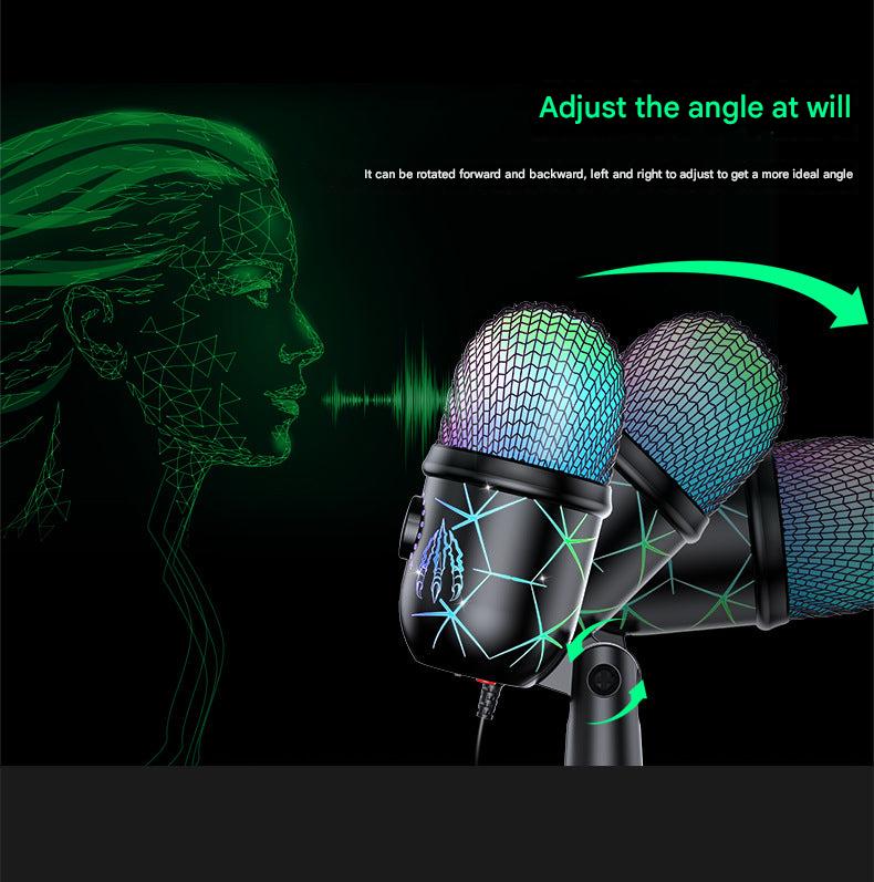 V5 microphone in gaming setup