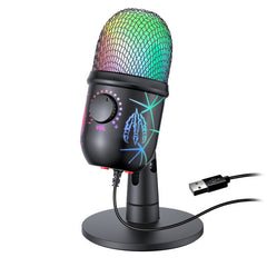 V5 microphone back view showcasing connections