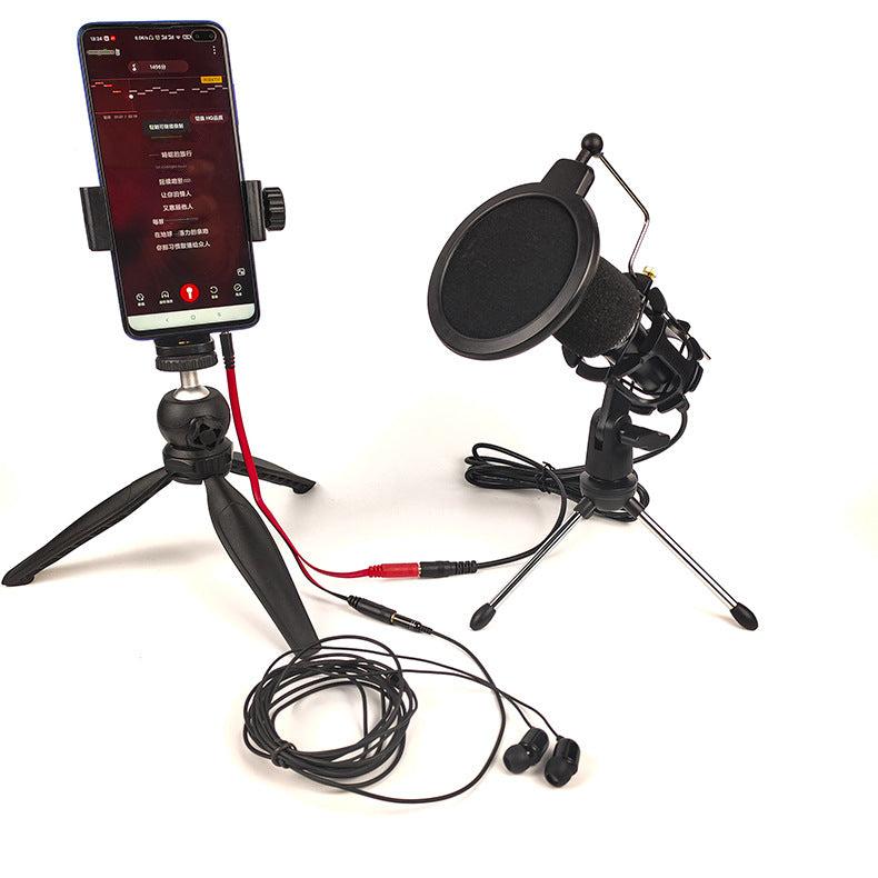 COKYIS F9 microphone connected to laptop