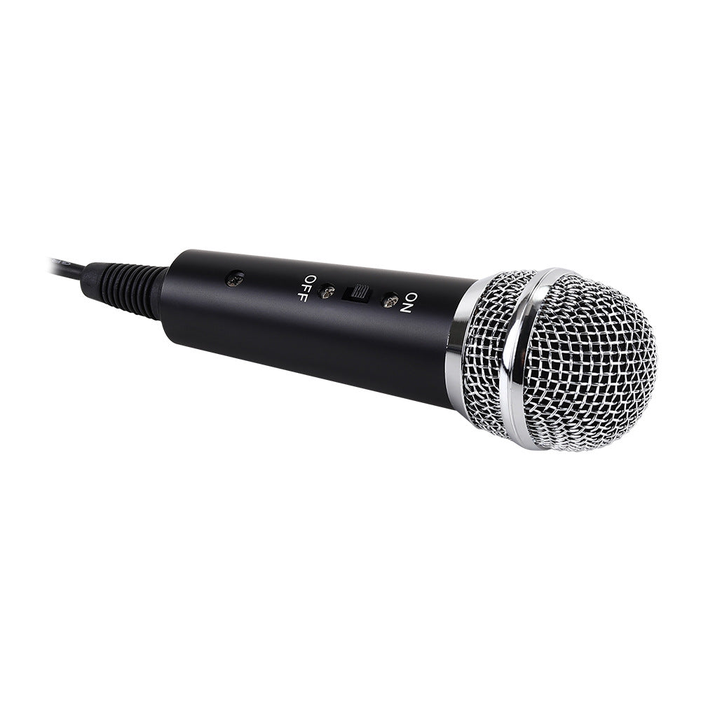 COKYIS F9 microphone connected to laptop