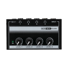 Portable headphone amplifier side view