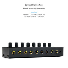 HA800 connected with multiple headphones