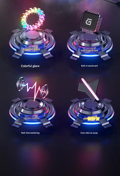 RGB USB Desktop Microphone Image One
