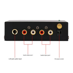Close up of PP400 preamp user interface