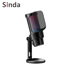 USB Live Streaming Microphone with Colourful Lights image 5