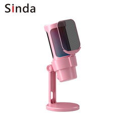 USB Live Streaming Microphone with Colourful Lights image 7