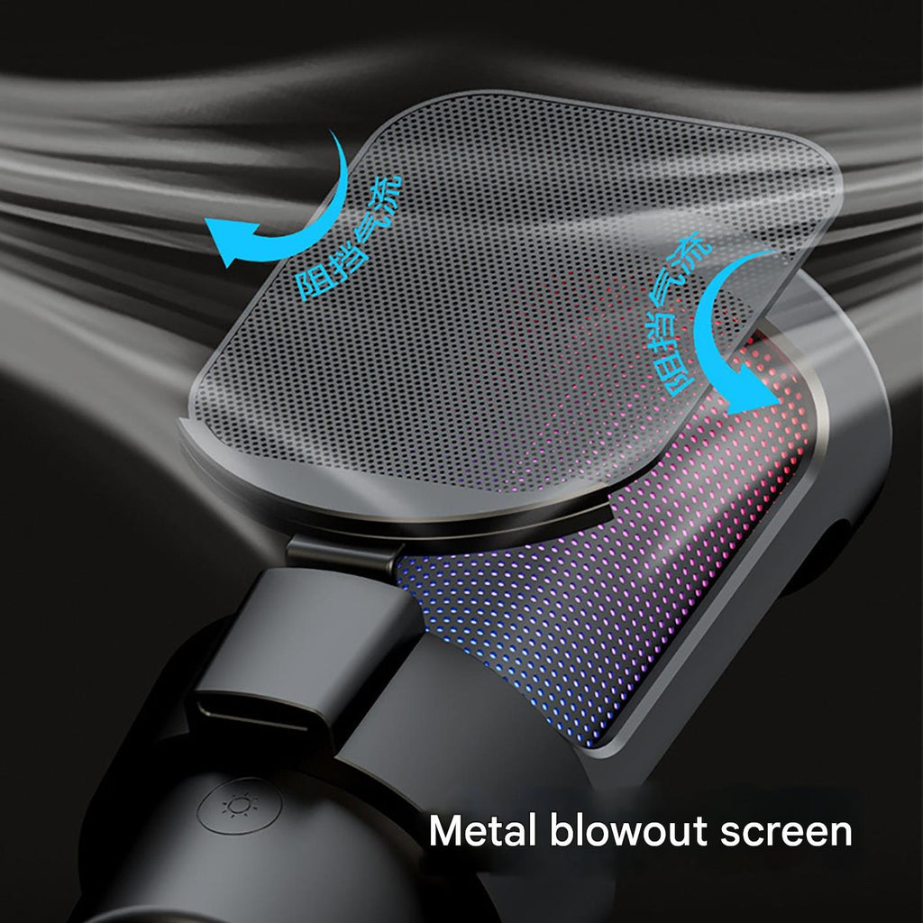 USB Live Streaming Microphone with Colourful Lights image 2