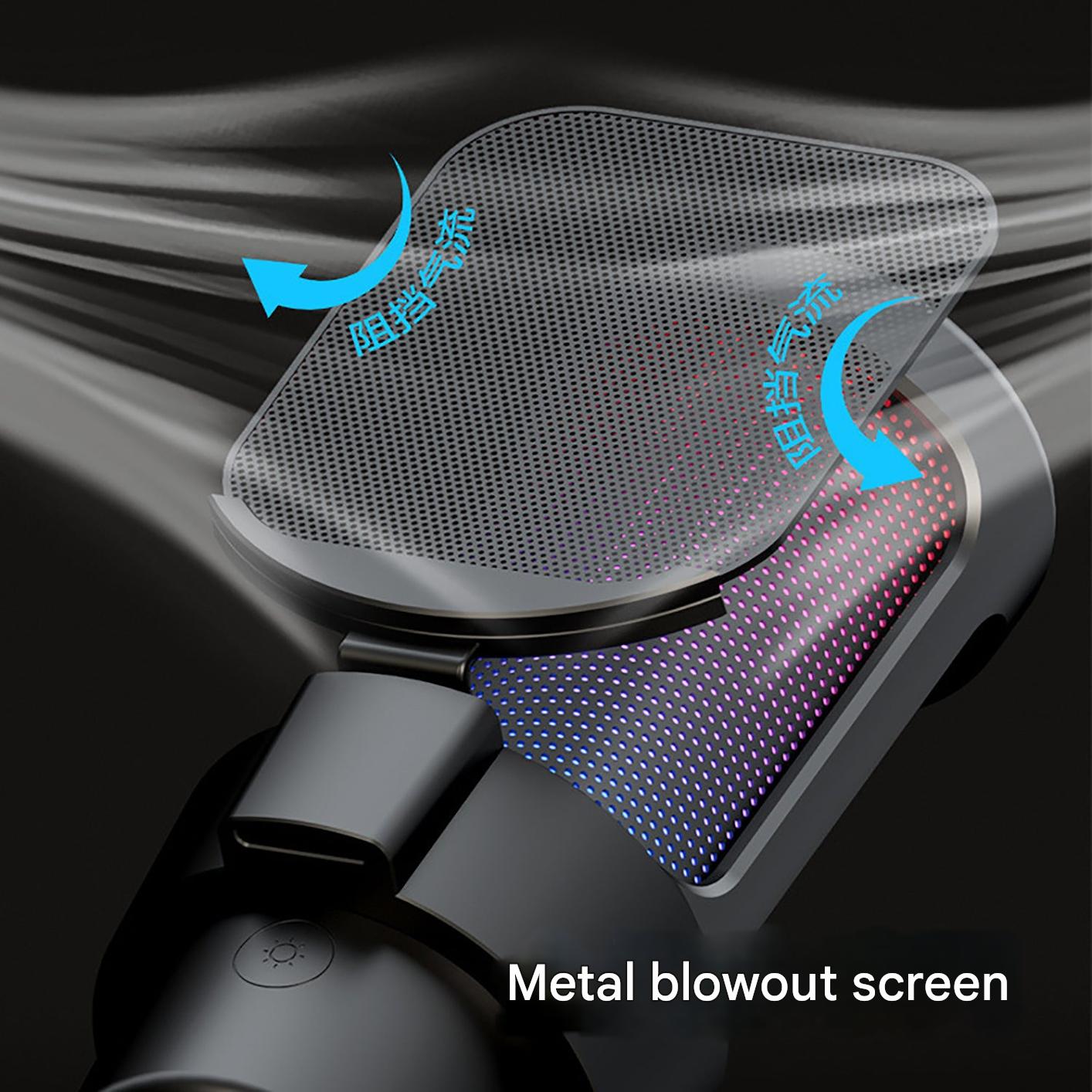 USB Live Streaming Microphone with Colourful Lights image 2